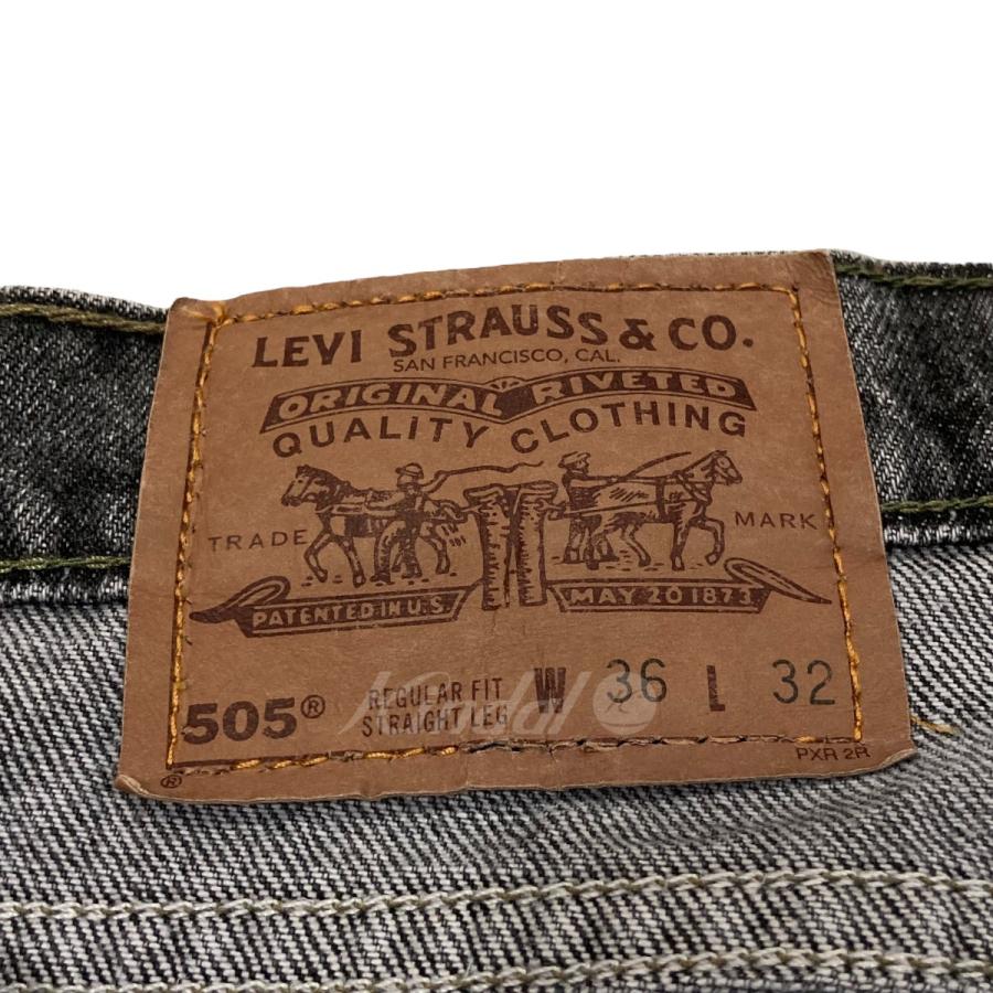 ヘキシコ HEXICO DEFORMER EX Levis’s 505 デニムパンツ W36-32／29 グレー｜kindal｜06