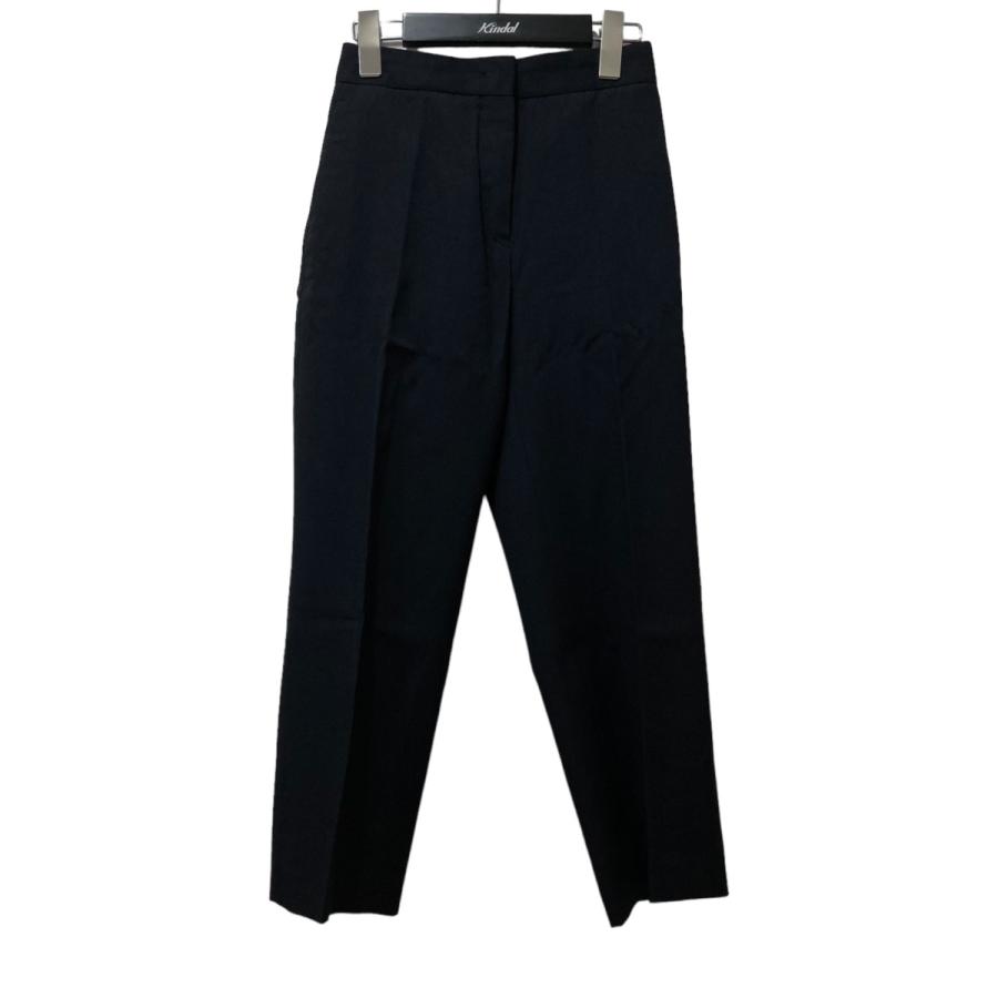 値下げ】JIL SANDER ウールスラックスパンツ JSPT300200 ネイビー 