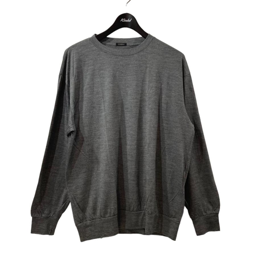 コモリ COMOLI サマーウール 長袖クルーネックTシャツ X01-05022 