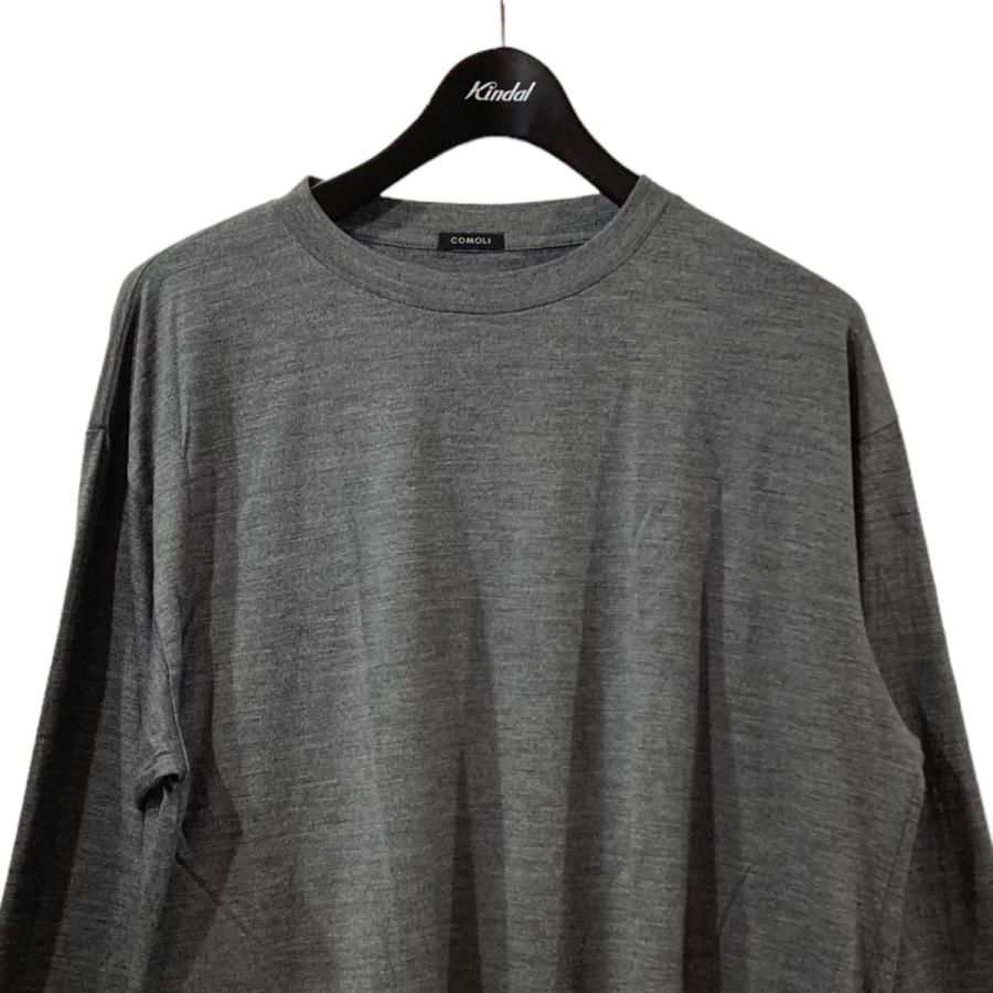 コモリ COMOLI サマーウール 長袖クルーネックTシャツ X01-05022 