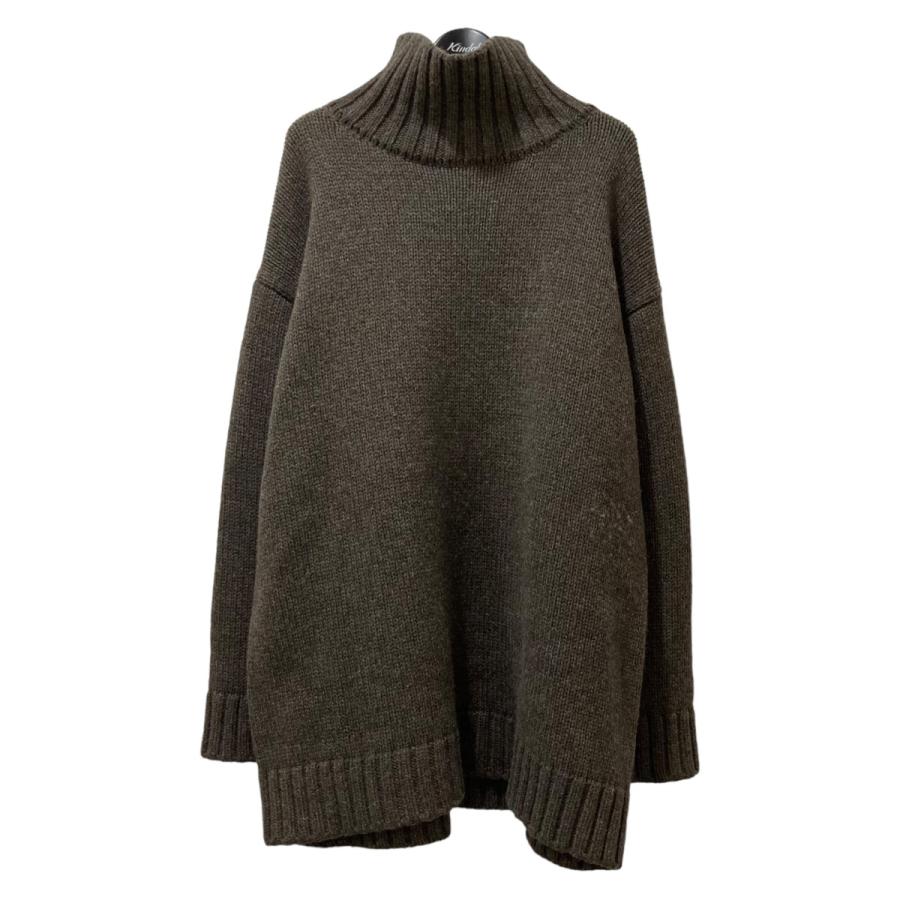エイトン ATON SILTE MOULIN OVERSIZED KNIT タートルネックニット 