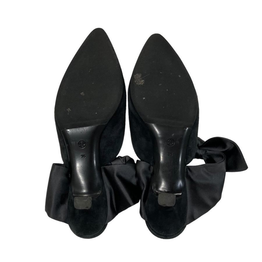 ザ・ロウ THE ROW リボンパンプス ブラック サイズ：36 