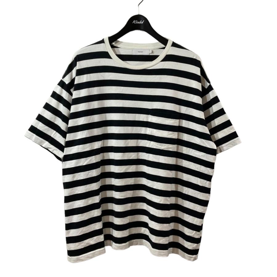 グラフペーパー Graphpaper BORDER POCKET TEE S ボーダー 半袖Tシャツ 