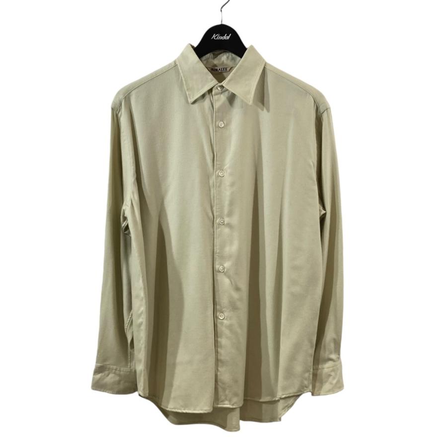 AURALEE 【値下げ】AURALEE SUPER LIGHT WOOL SHIRT 長袖シャツ 