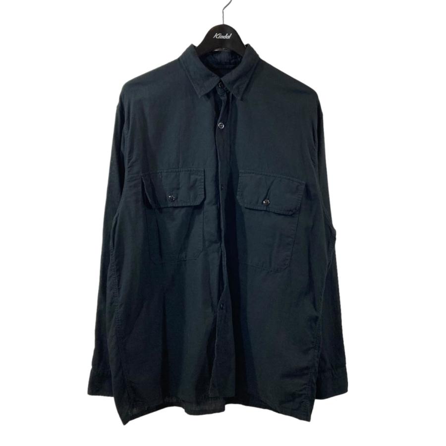 コモリ COMOLI ベタシャン CPOシャツ 長袖シャツ T01-02011 ブラック 