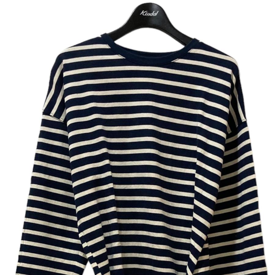 J.W.Anderson 【値下げ】J．W．ANDERSON ボーダーロングTシャツ 