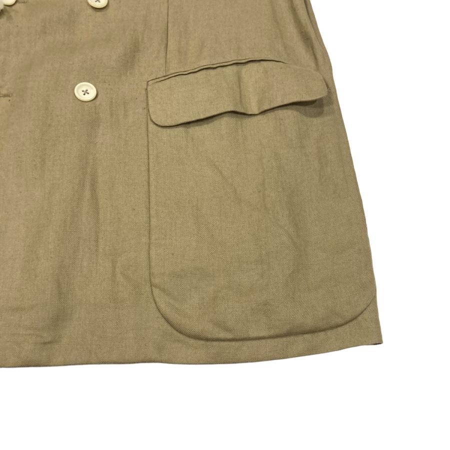 未使用タグ付 マーティーアンドサンズ テーラードジャケット ダブル ベージュ マーティー 【値下げ】MAATEE＆SONS 4B JACKET ダブルジャケット