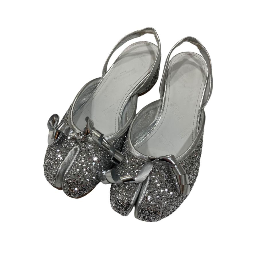 メゾンマルジェラ Maison Margiela 足袋 グリッター ストラップ 