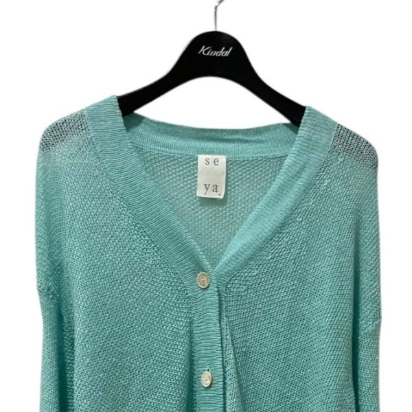 seya. セヤ seya. KOMOREBI CARDIGAN メッシュニット seya. セヤ seya. KOMOREBI CARDIGAN メッシュニット