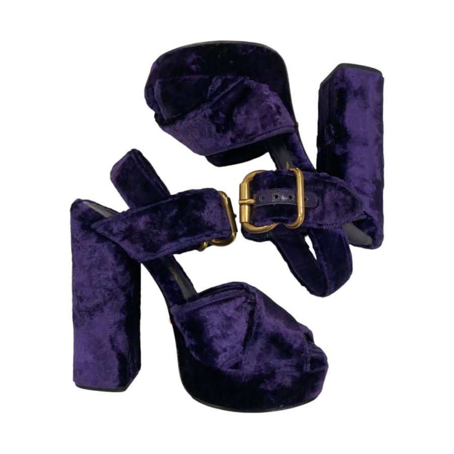 新品未使用2022 プラダプラットフォームサンダル