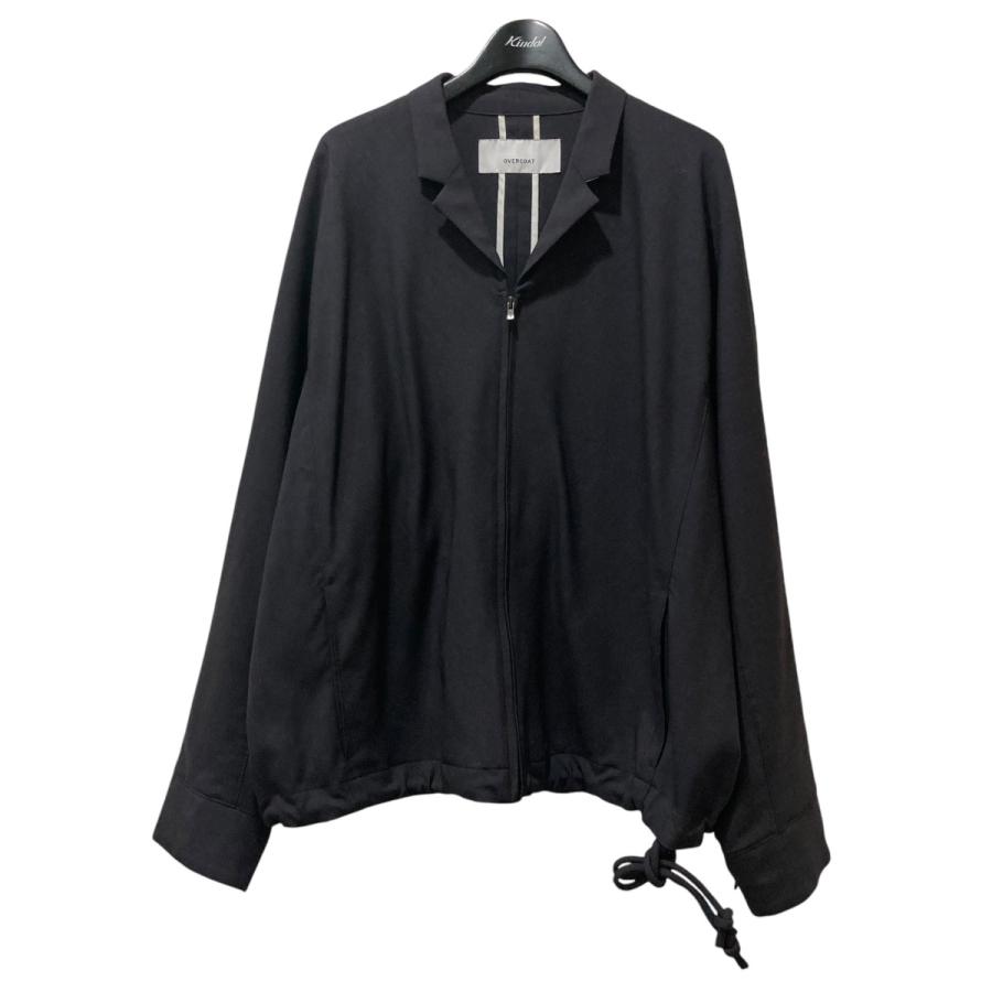 サイズM1】OVERCOAT ブラックドロップショルダーシャツ