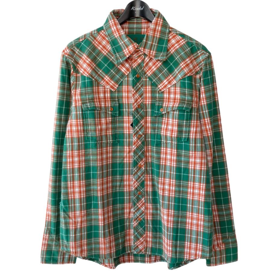 TMT 【値下げ】TMT 23SS REVIVAL W GAUZE PLAID SHIRTS チェック