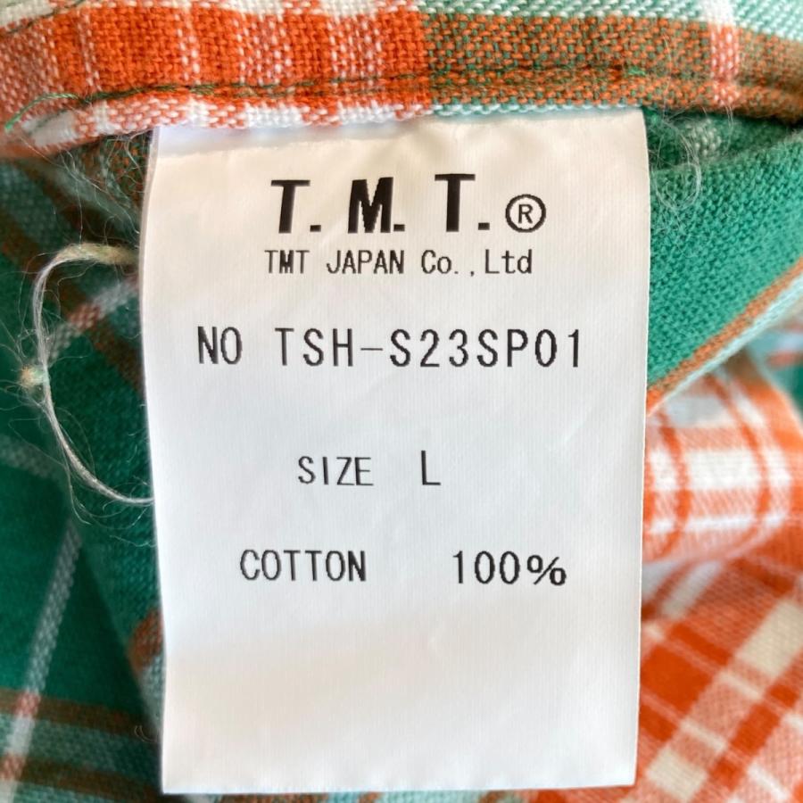 TMT 【値下げ】TMT 23SS REVIVAL W GAUZE PLAID SHIRTS チェック