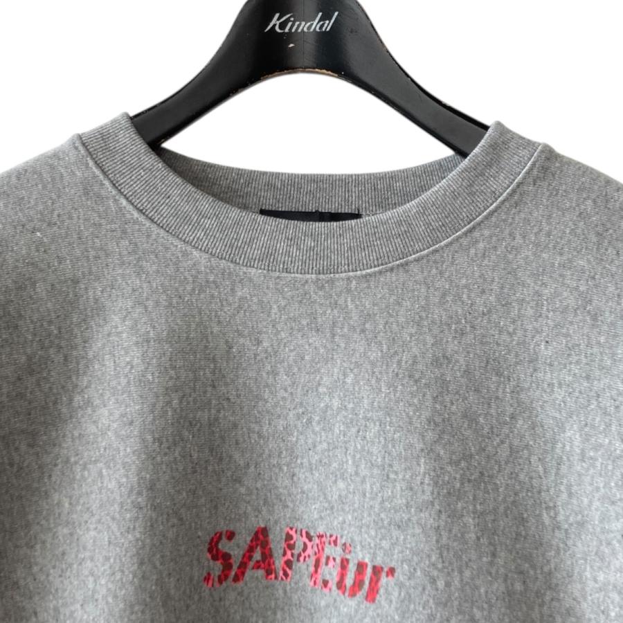 サプール SAPEur RED LEOPARD HEAD CREWNECKSWEAT クルーネック 