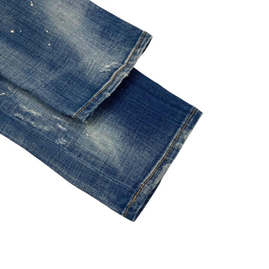 DSQUARED2 ディースクエアード ICON MEDIUM WASH SKATER JEANS デニム 