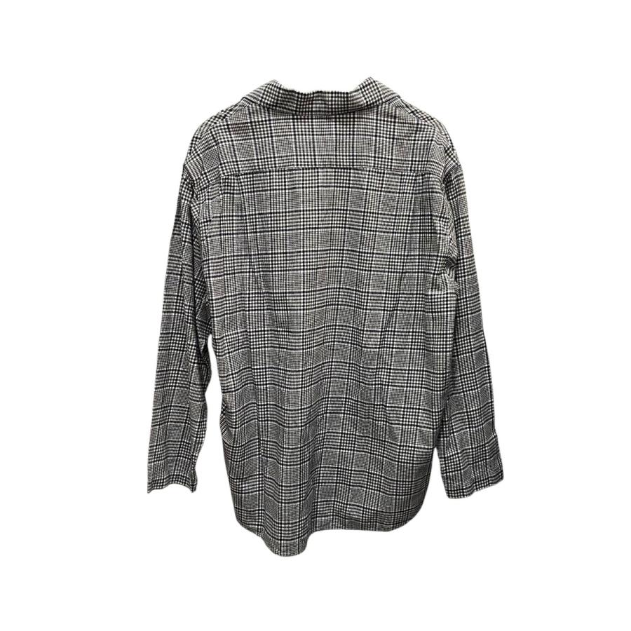 スティーヴンアラン STEVEN ALAN VIYELLA CHECK OPEN COLLAR SHIRT 