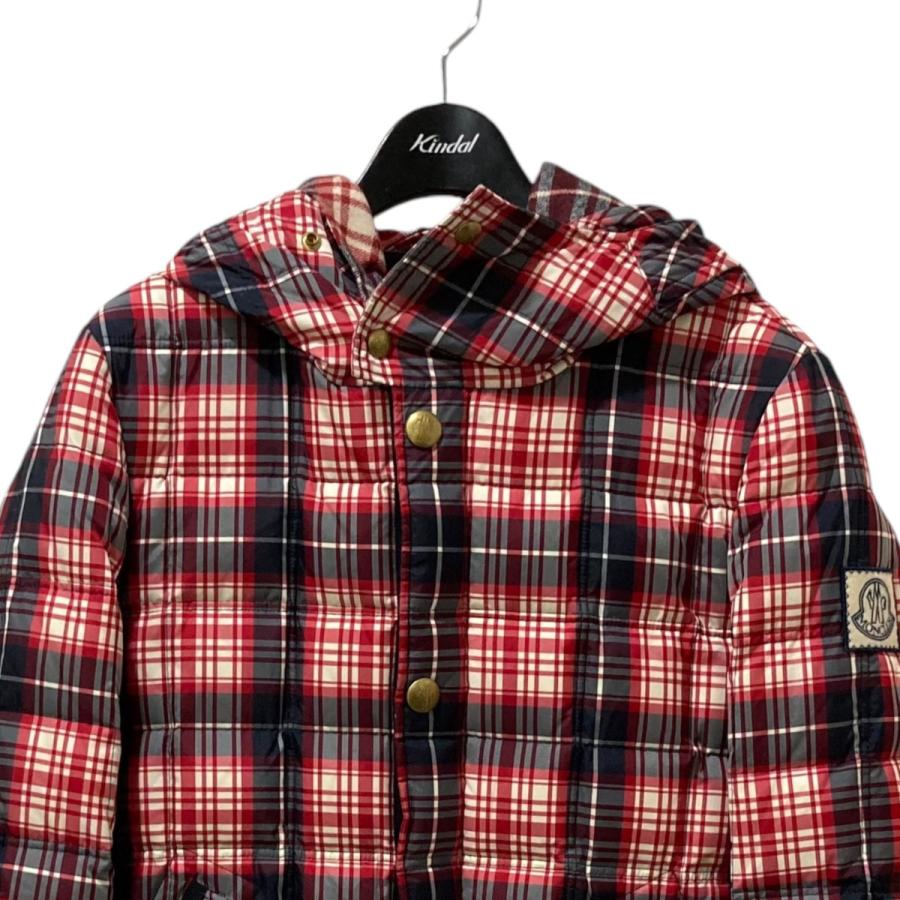 MONCLER GAMME ROUGE モンクレール ガム ブルー BLEU チェック ダウン 