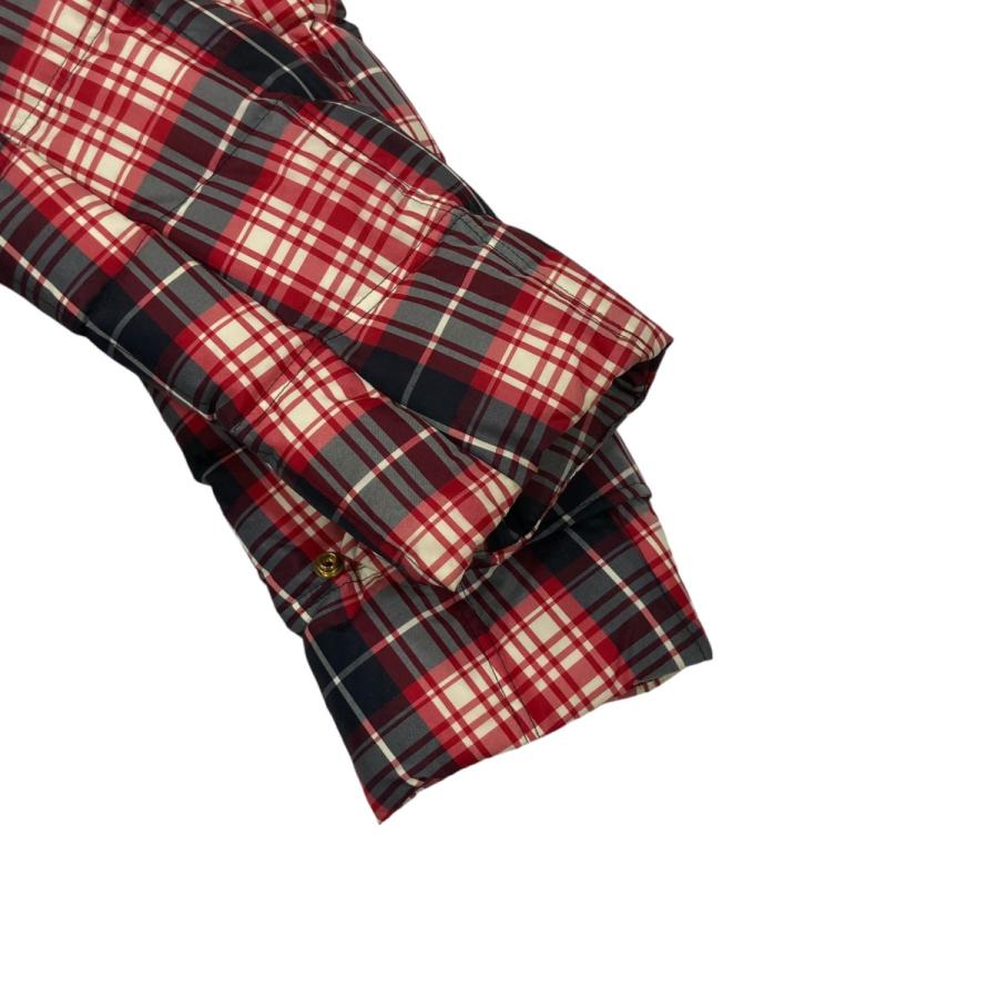 MONCLER GAMME ROUGE モンクレール ガム ブルー BLEU チェック ダウン 