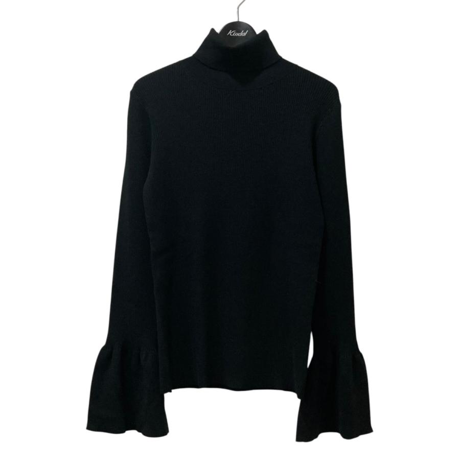 値下げ】Heve suzuran cuff rib knit フレアスリーブタートルネック