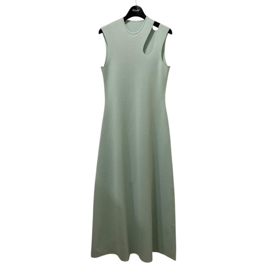 値下げ】mame kurogouchi ホールニットドレス MM22SS-KN051 ミント  