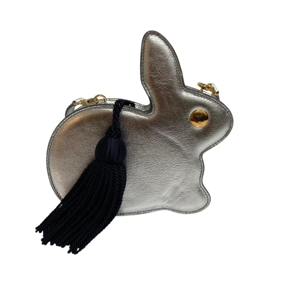 ヒリヤーバートリー Hillier Bartley ショルダーバック シルバー  