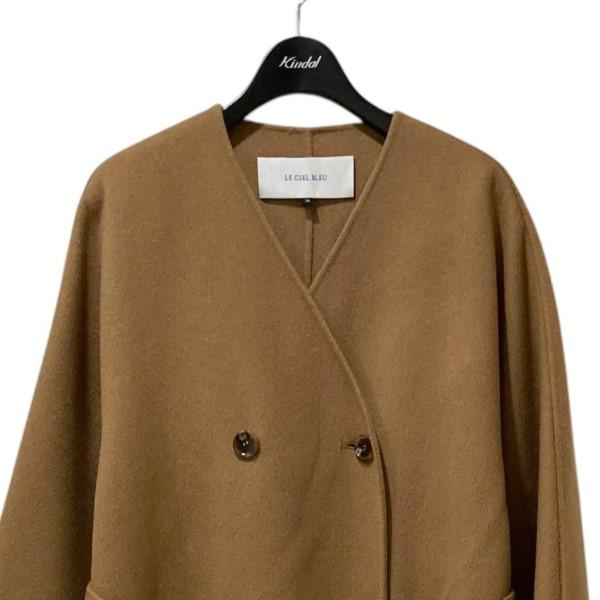 LE CIEL BLEU ルシェルブルー Double Faced Big Pocket COAT ノー  