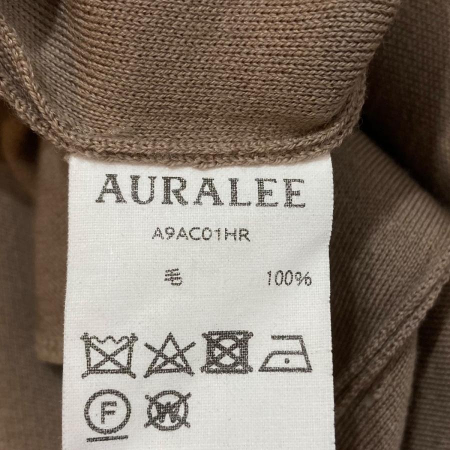 AURALEE オーラリー ニットカーディガン A9AC01HR ブラウン サイズ：1
