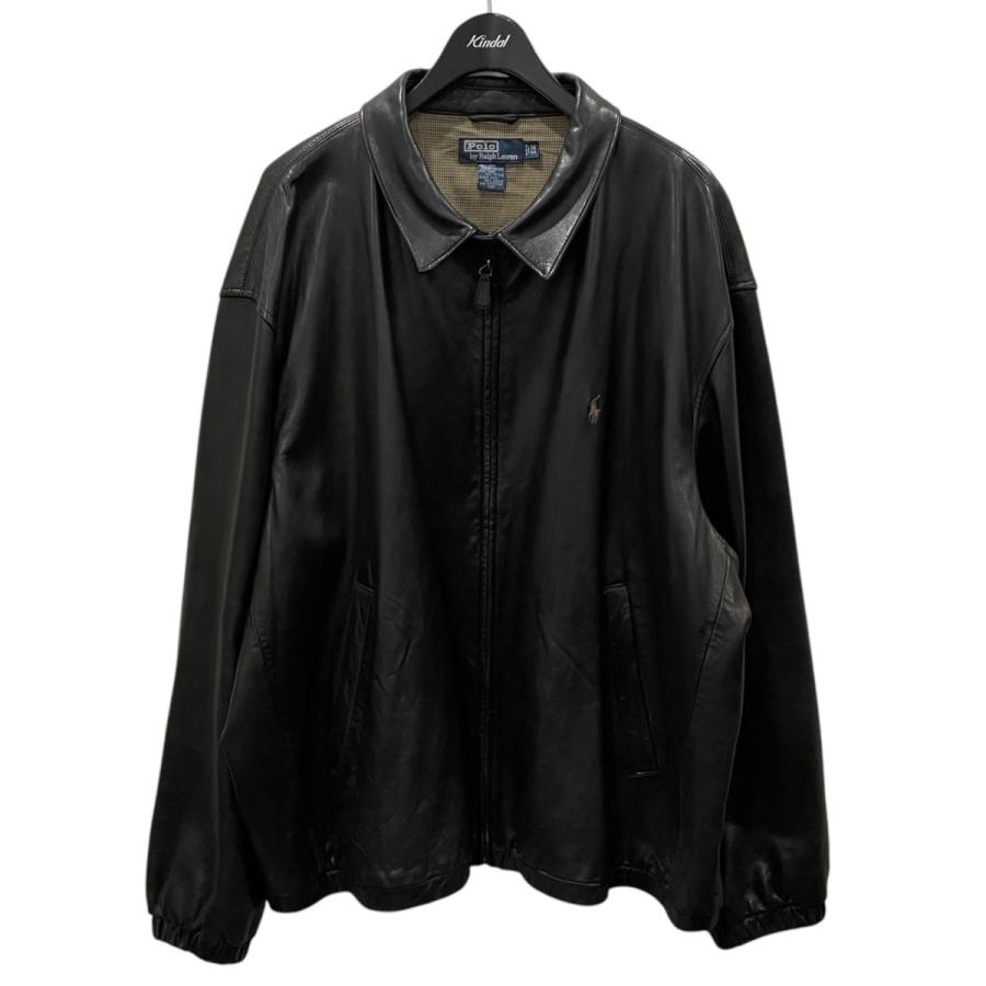 POLO RALPH LAUREN ポロラルフローレン 90s ジップアップレザー POLO RALPH LAUREN ポロラルフローレン 90s ジップアップレザー