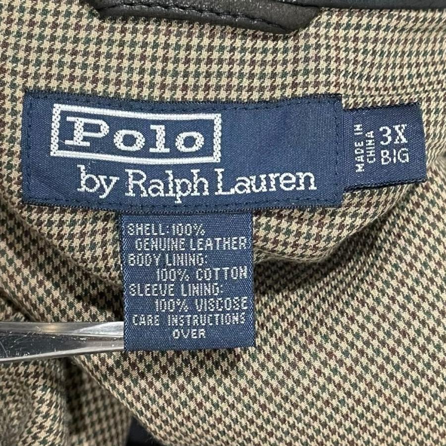 POLO RALPH LAUREN ポロラルフローレン 90s ジップアップレザー POLO RALPH LAUREN ポロラルフローレン 90s ジップアップレザー