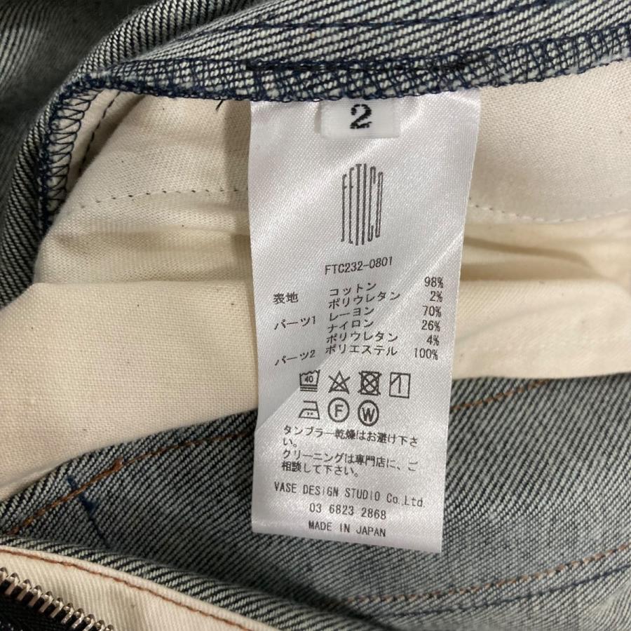 値下げ】FETICO BUSTIER DENIM DRESS デニムワンピース FTC232-0801