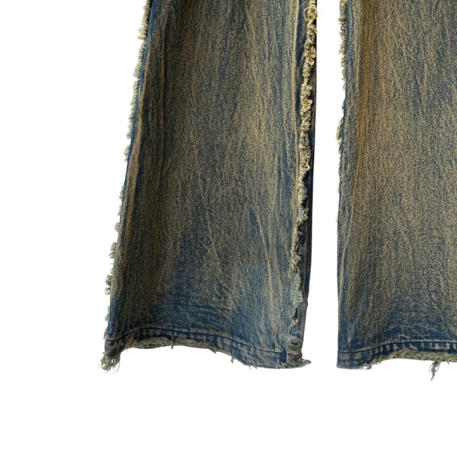 値下げ】NO／FAITH STUDIOS FLARED DENIM 002 デニムパンツ インディゴ