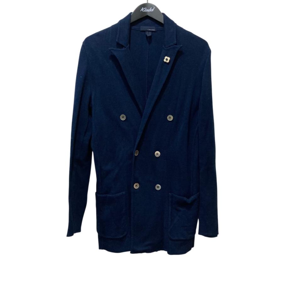 Lardini ラルディーニ ネイビー コットン ジャケット LARDINI（ラルディーニ） コットンダブルジャケット ネイビー サイズ