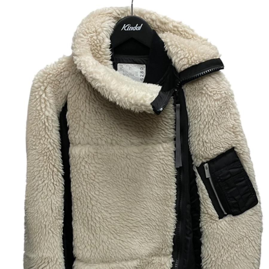 sacai（サカイ） sacai Faux Shearling x Nylon Twill ボアジャケット