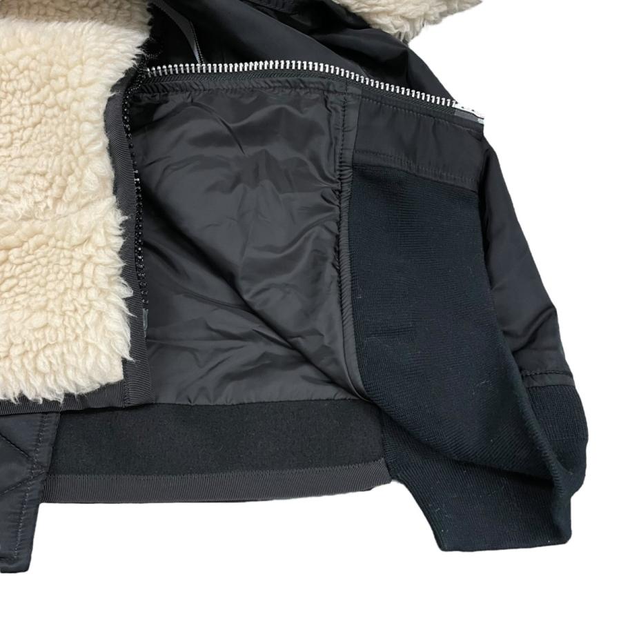 sacai（サカイ） sacai Faux Shearling x Nylon Twill ボアジャケット