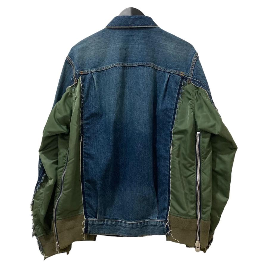 sacai サカイ MA-1ドッキングデニムジャケット SCM-022 インディゴ 