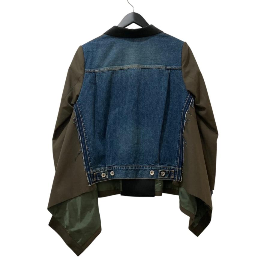 sacai サカイ デニムドッキングダブルジャケット 21-05392