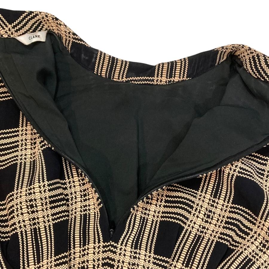 CLANE（クラネ） CLANE CHAIN CHECK ONEPIECE チェックワンピース