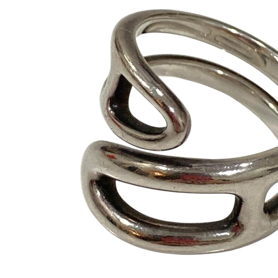 HERMES（エルメス） シェーヌダンクル ツイスト リング シルバー