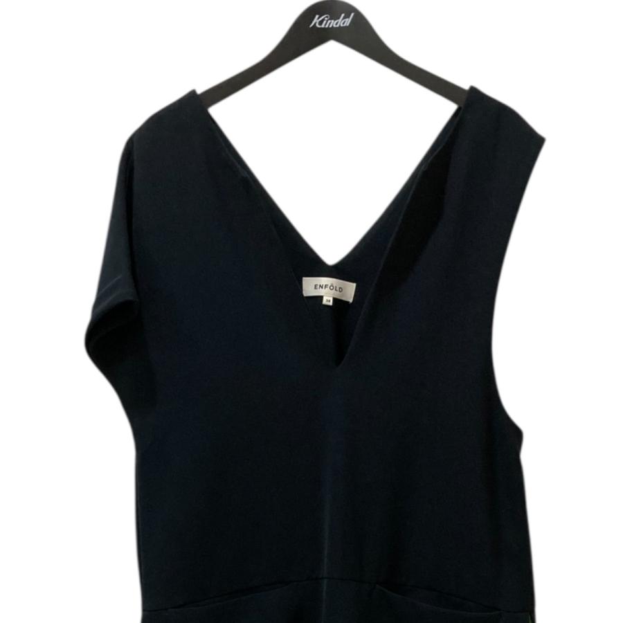 ENFOLD ネイビー ベスト 38 ENFOLD ネイビー ベスト 38サイズ 【公式通販】