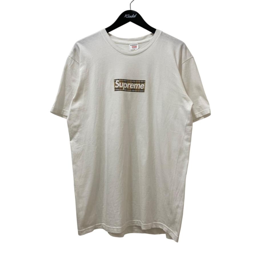 supreme✖️Burberry BoxロゴTシャツ Buy Supreme x Burberry Box Logo Tee 'Black' - SS22T1 BLACK | GOAT