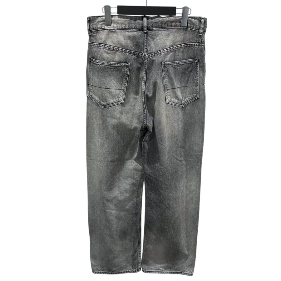 アンセルム ANCELLM 加工デニムパンツ AGING BLACK DENIM STRAIGHT 5P