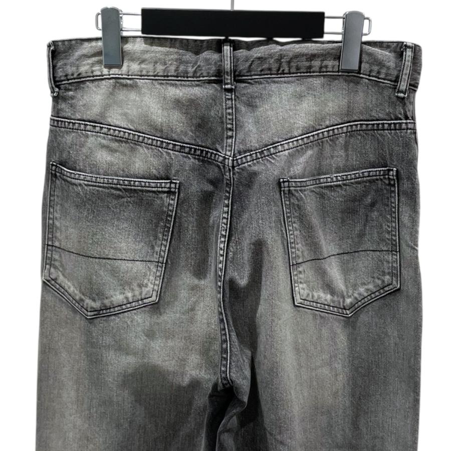 アンセルム ANCELLM 加工デニムパンツ AGING BLACK DENIM STRAIGHT 5P