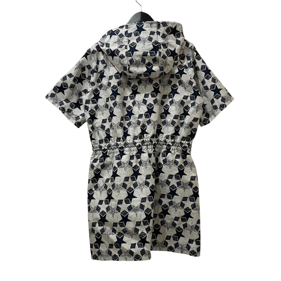 【値下げ】Christian Dior スタープリント ハーフジップワンピース 217R40A2977 ホワイト×ネイビー サイズ：F 40 (堀江店の画像