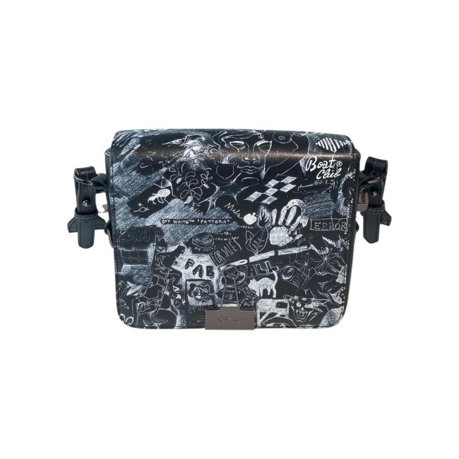 off white（オフホワイト） ショルダーバッグ ブラック×ホワイト