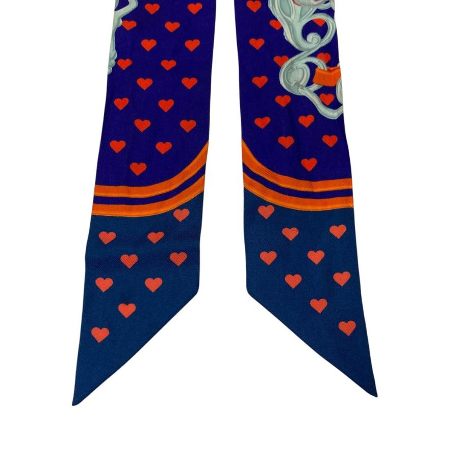 HERMES（エルメス） 【値下げ】HERMES ツィリー パープル×オレンジ