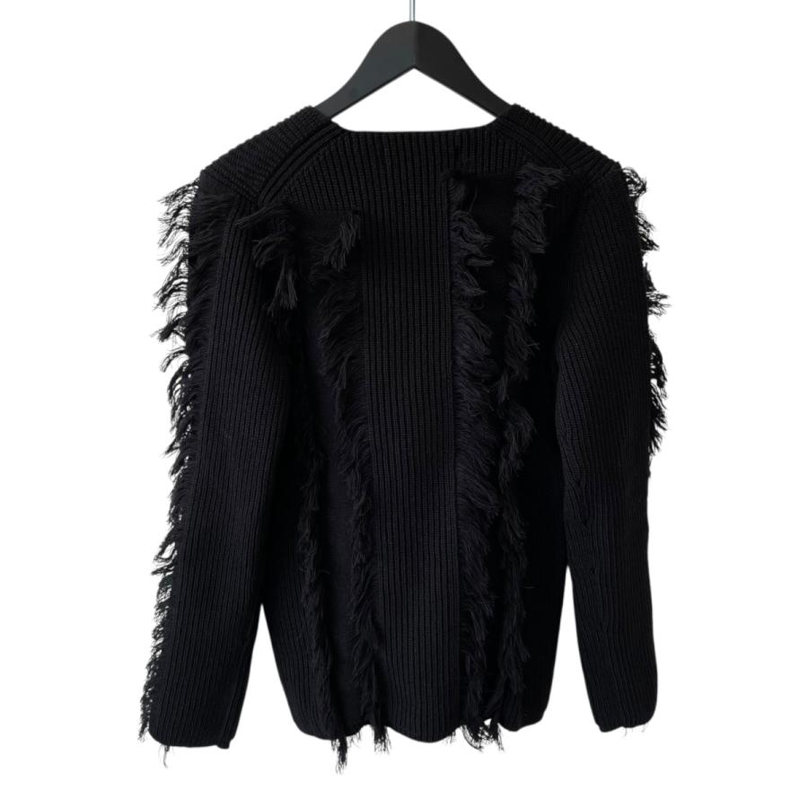 COMME des GARCONS 95SS プリーツ加工 シルクニット 黒 COMME des GARCONS - 美品 COMME des GARCONS 09s Vネックニット