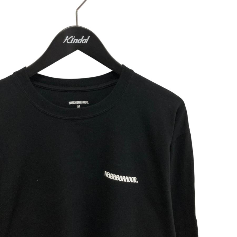 オツ】NEIGHBORHOOD ブラック長袖カットソー NEIGHBORHOOD