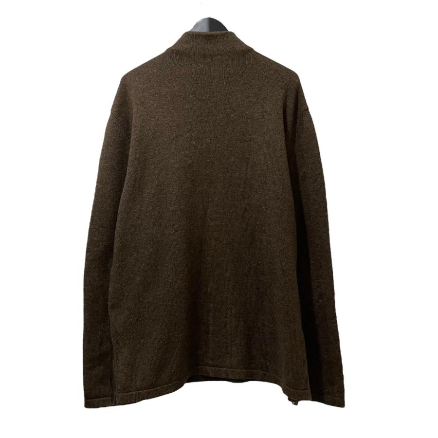 【値下げ】HERMES ハーフジップニット ブラウン サイズ：XXL (堀江店)_1