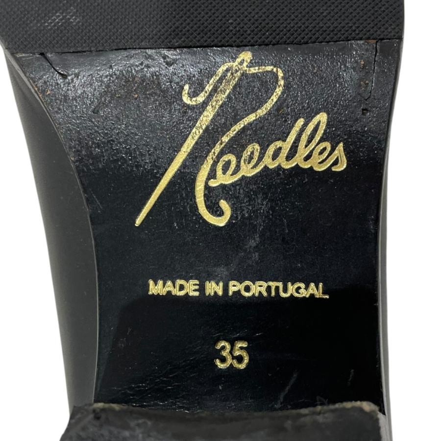 Needles（ニードルス） ニードルズ パンプス Opera Bit Vamp (BLACK CARF GOLD BIT) オペラビットヴァンプ  ブラックカーフ : カインドオルYahoo!店 - 通販 - Yahoo!ショッピング