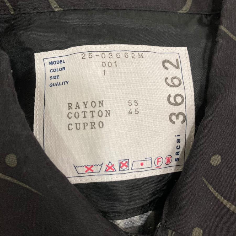 sacai（サカイ） 半袖シャツ 2503662M ブラック サイズ：1